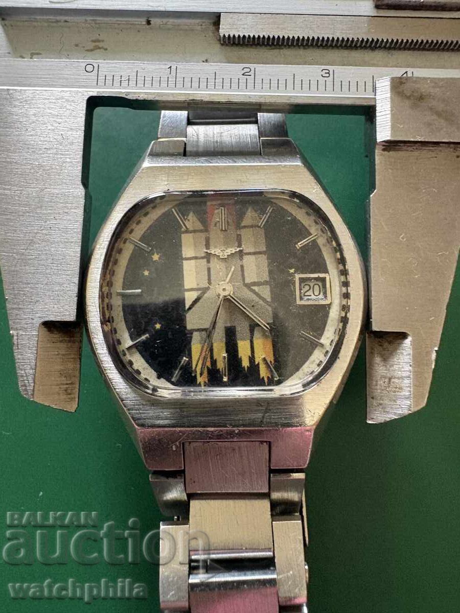 Longines Automatic Men's watch, painted dial. Rare - 9