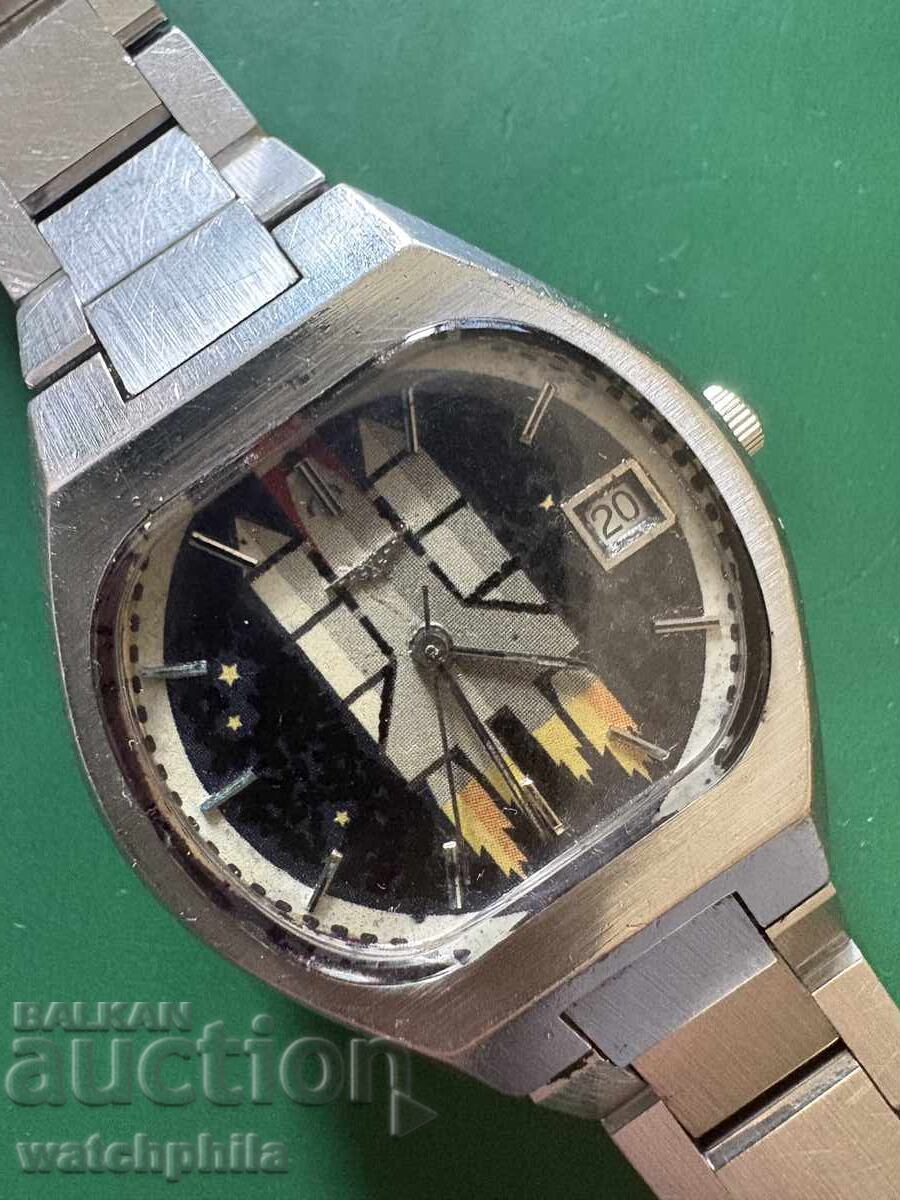Longines Automatic Men's watch, painted dial. Rare