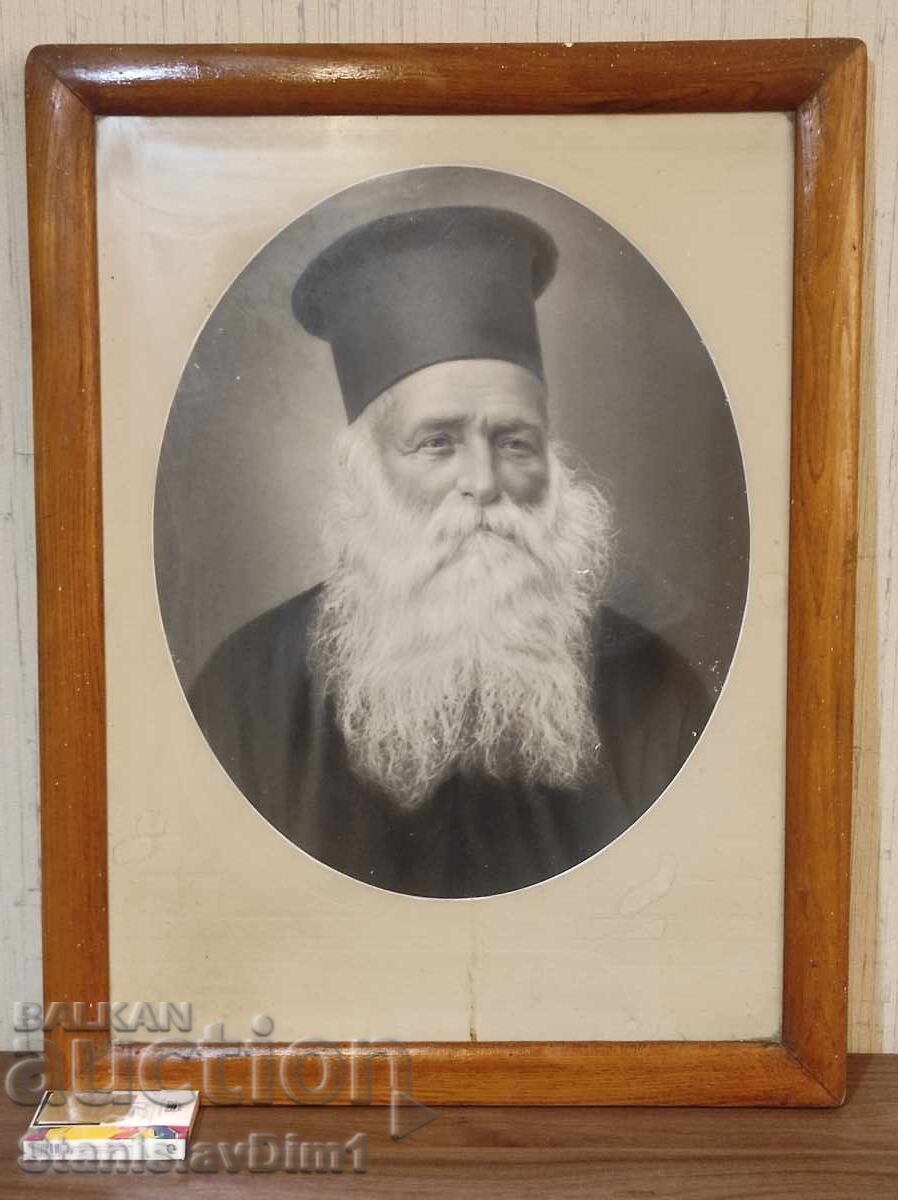 Poză veche din carton - Papa, Preot Poză veche din carton - Papa, Preot