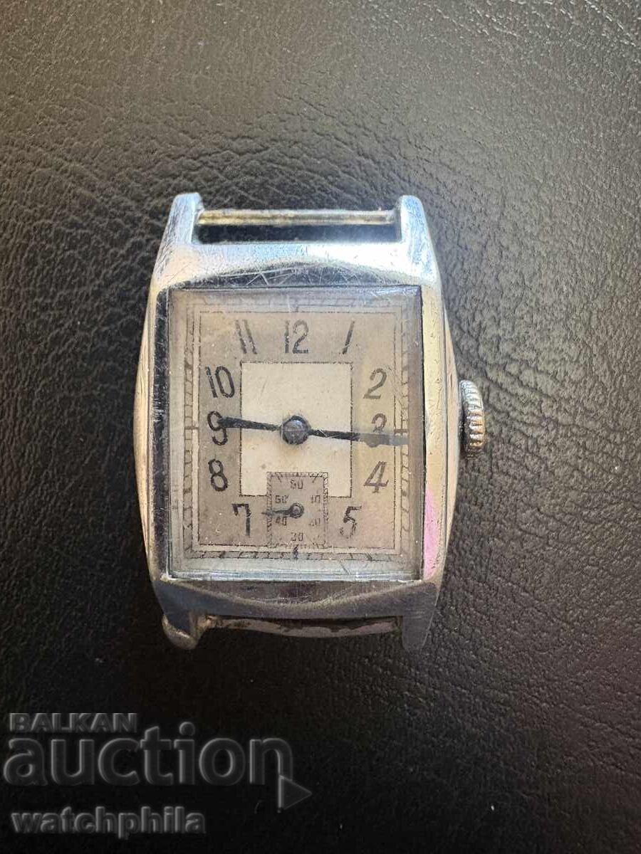 Ceas bărbătesc elvețian rar Art Deco, funcțional