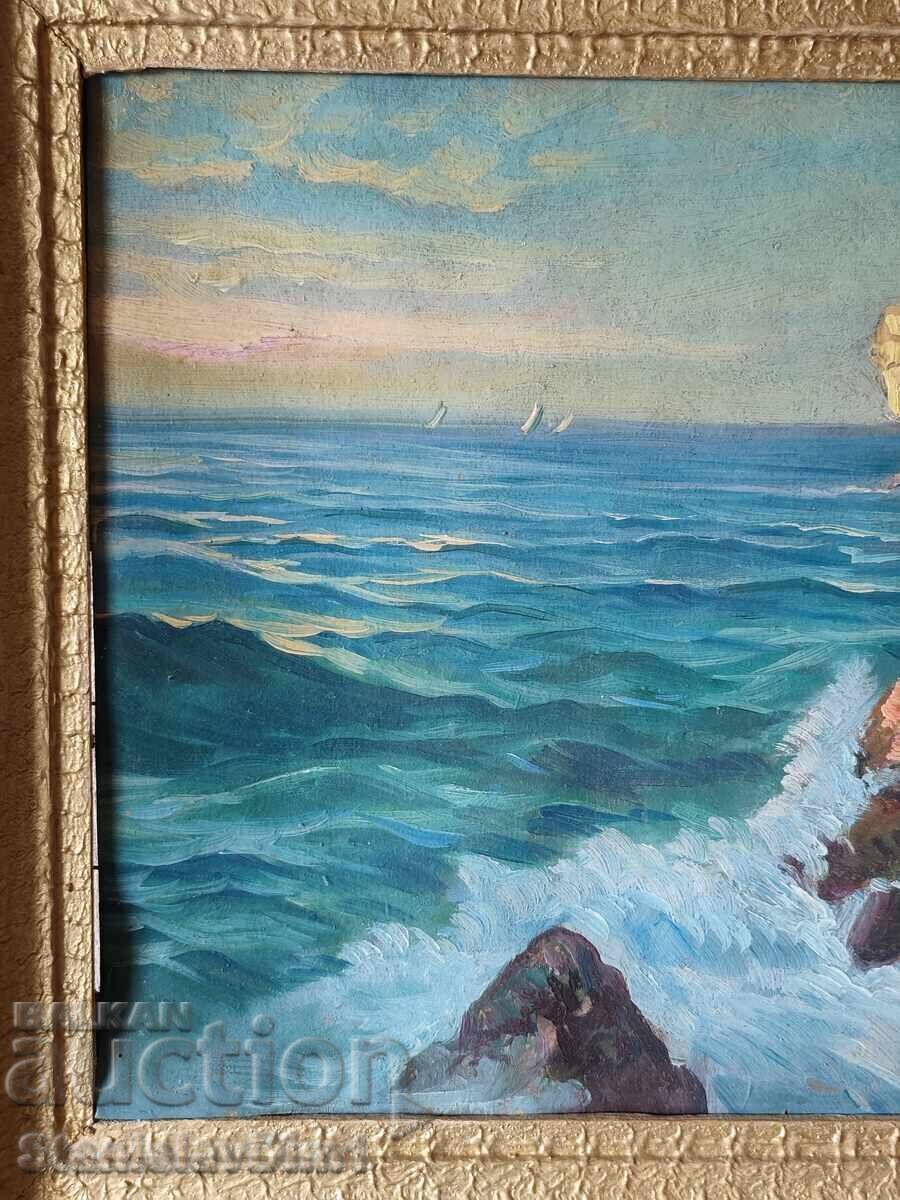 Auction  Old painting.