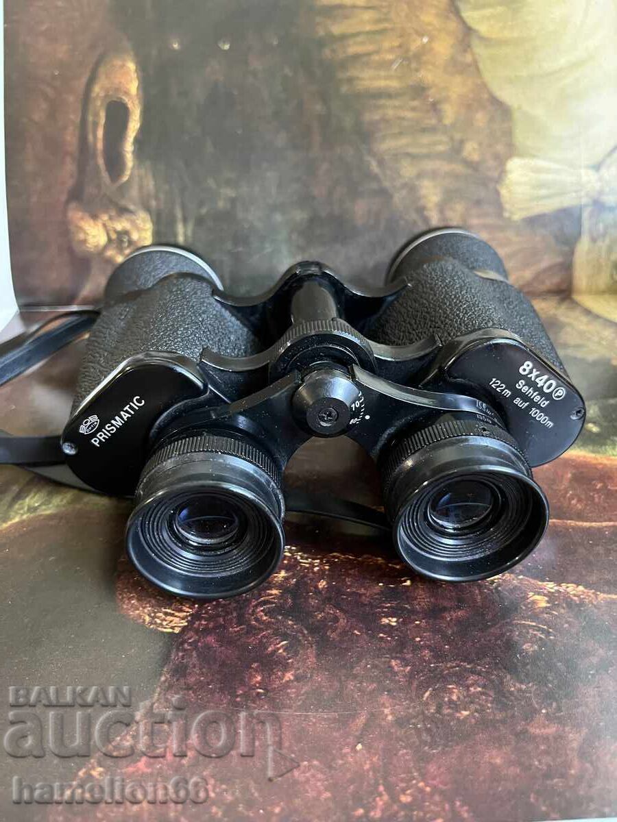 Δημοπρασία PRISMATIC 8x40 Πεδίο 122m/1000m – κλασικά γερμανικά κιάλια