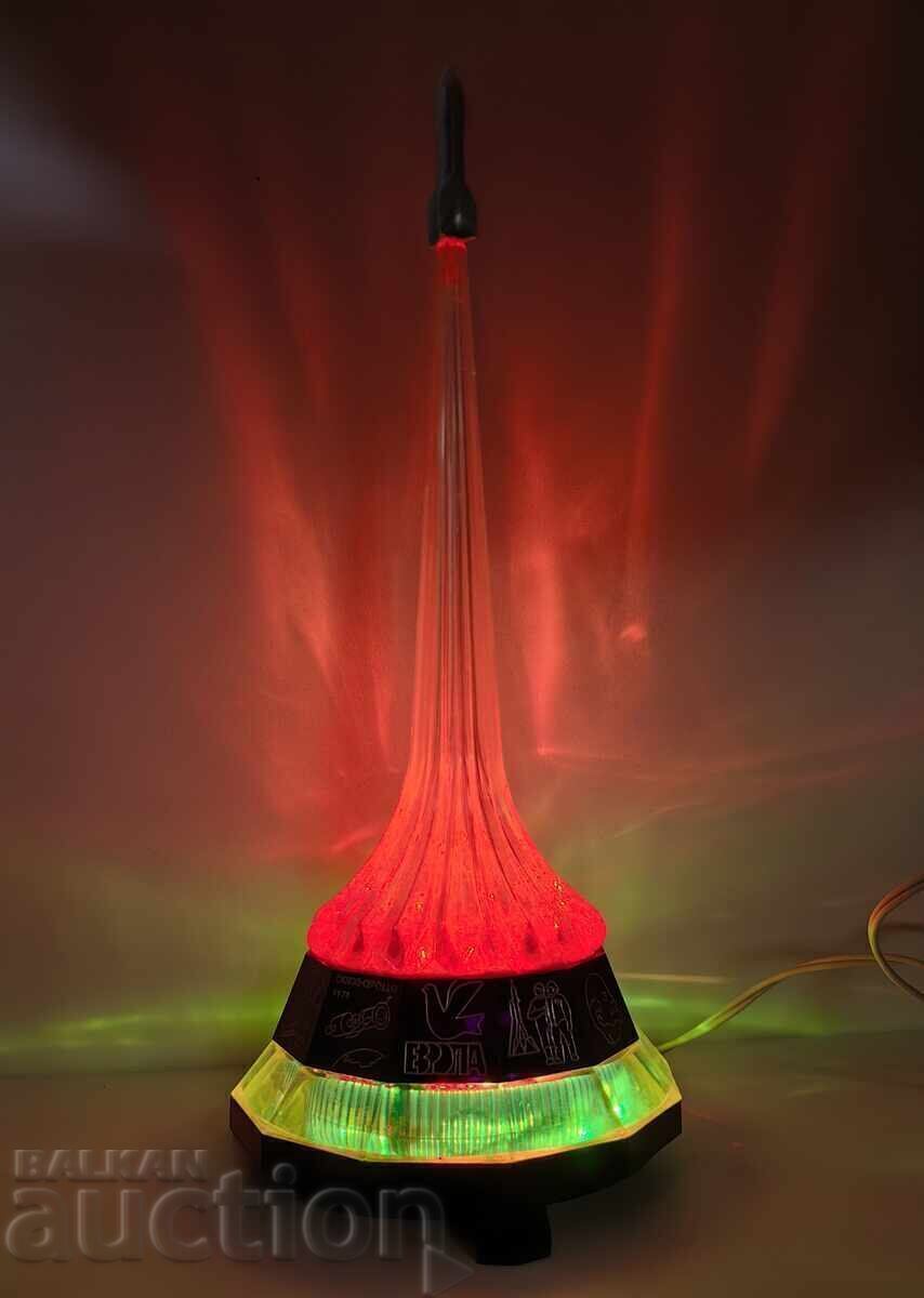 LUXURIOUS SOVIET LAMP 40-CENTIMETER COSMOS ROCKET USSR LUXURIOUS SOVIET LAMP 40-CENTIMETER COSMOS ROCKET USSR