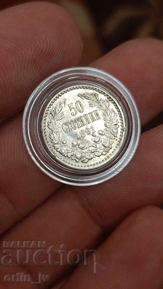 50 σεντς 1891