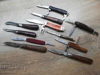 Lot of Old Folding Pocket Knives, Knife, Blade, Knives