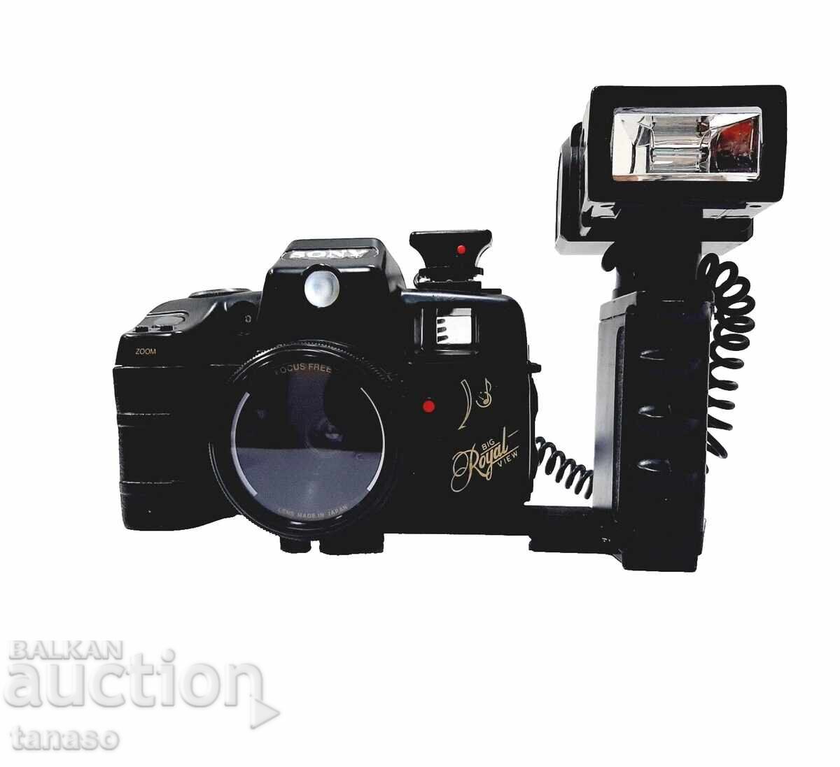 Aparat foto pe film Sony BIG Royal View 35 cu bliț extern Aparat foto pe film Sony BIG Royal View 35 cu bliț extern