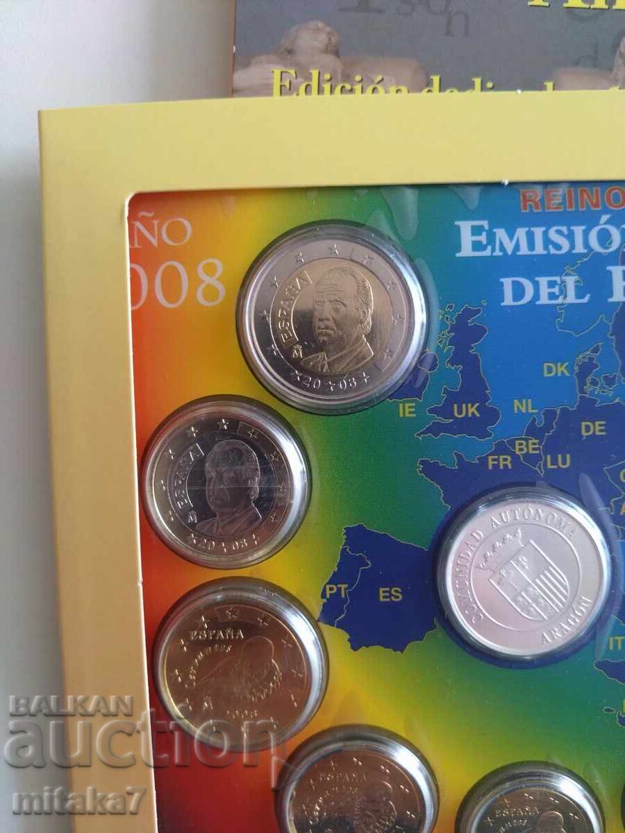 Παράδοση Σετ νομισμάτων 2008, Ισπανία Παράδοση Σετ νομισμάτων 2008, Ισπανία