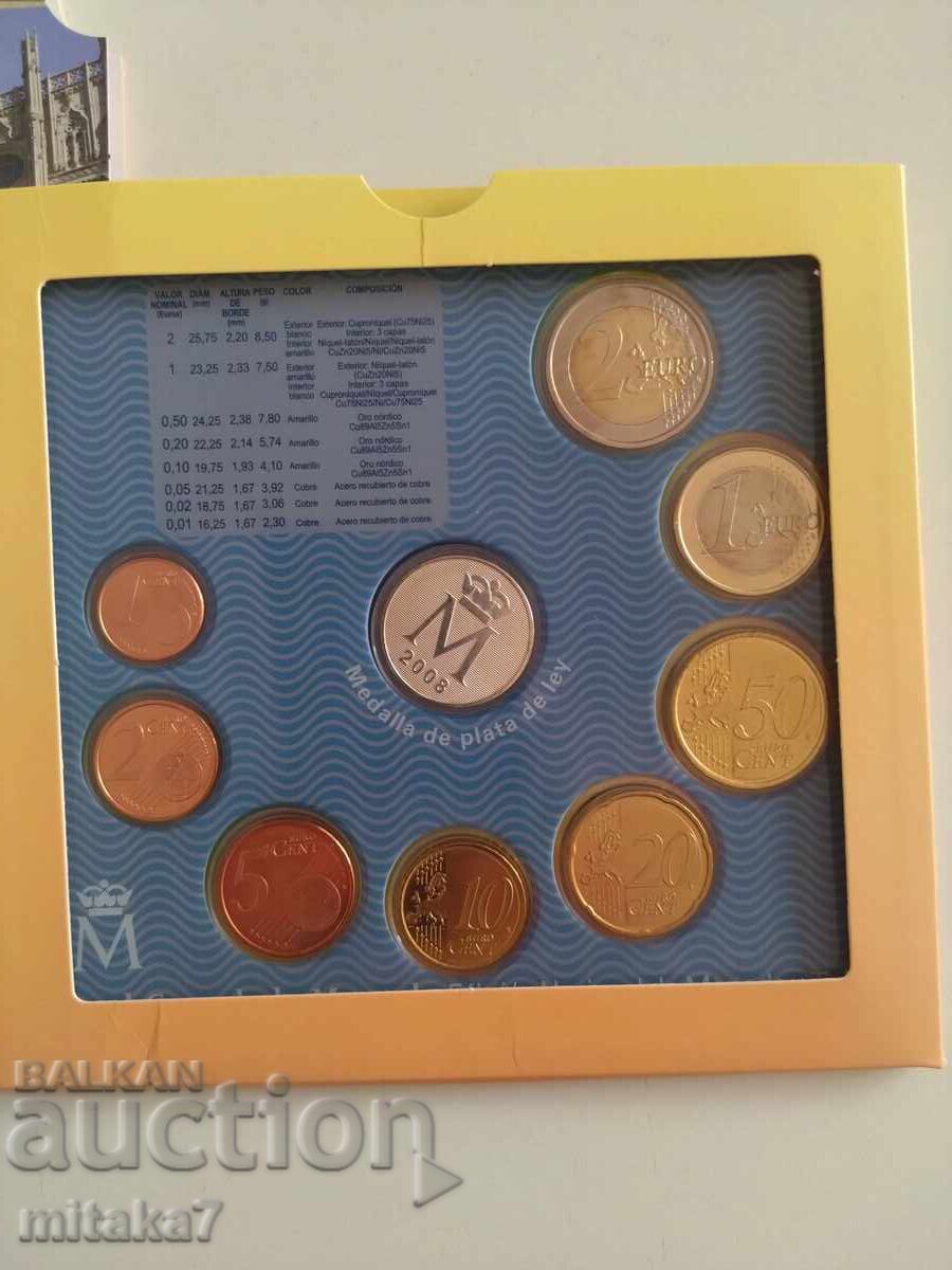 Σετ νομισμάτων 2008, Ισπανία - 6 Σετ νομισμάτων 2008, Ισπανία - 6