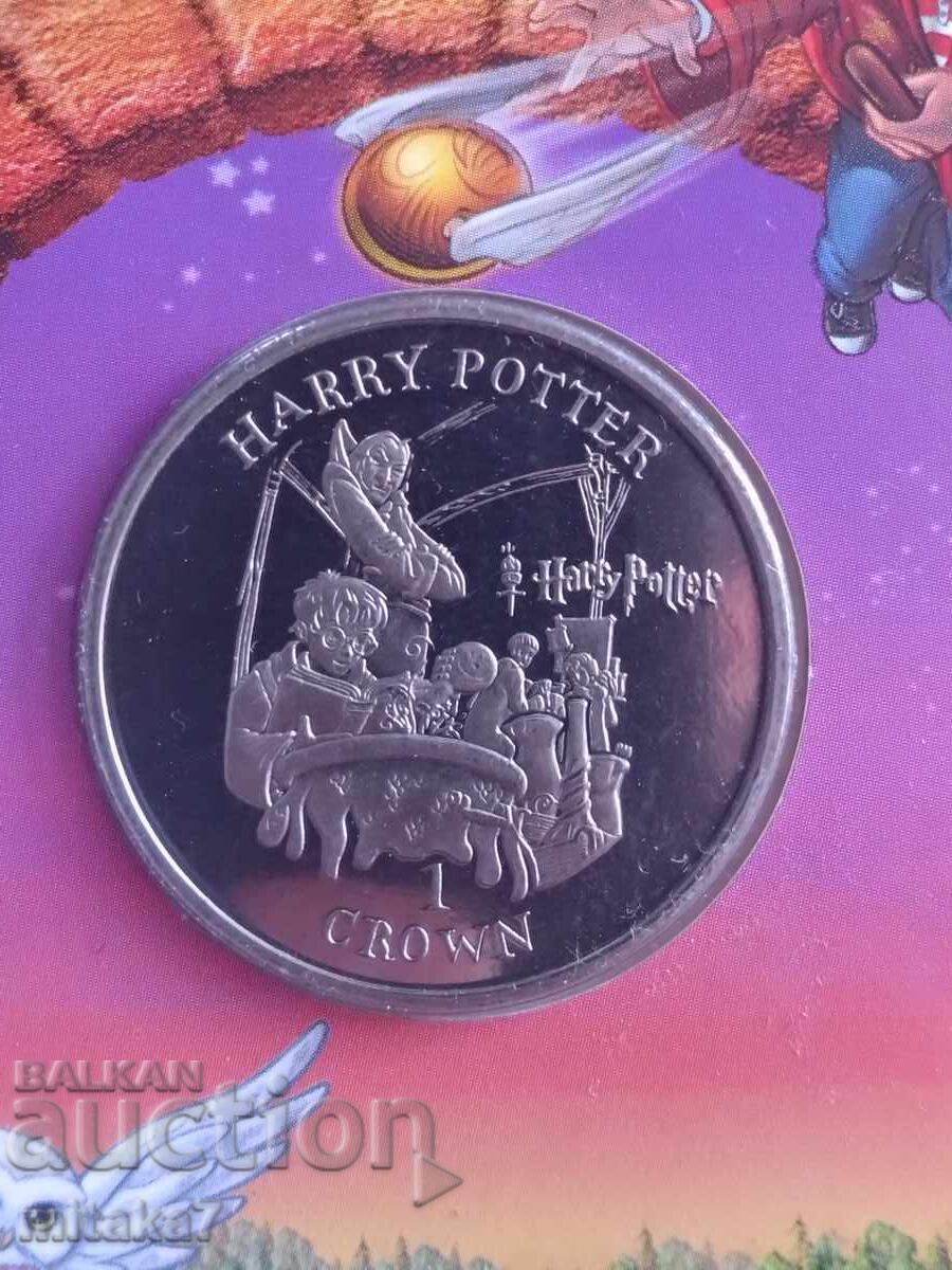 1 Crown 2001, Νήσος του Μαν, Χάρι Πότερ με τιμή € 16.00 | 31.29 BGN