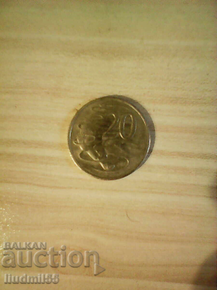Австралия 20 цента 2004 г. ЕЛИЗАБЕТ II