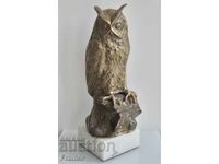 Yuksel Myurvetov sculptură de șevalet Bufniță