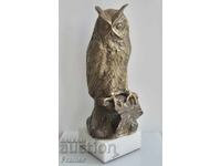 Yuksel Myurvetov sculptură de șevalet Bufniță