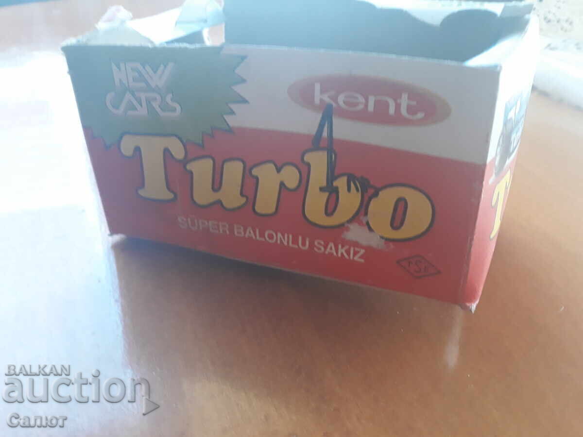Livrarea Cutie veche de gumă TURBO