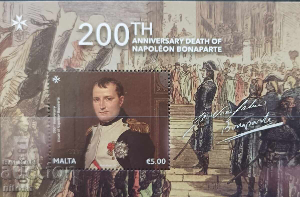 2021 Malta, 200 ani de la moartea lui Napoleon