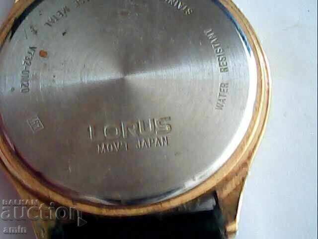 Παλαιό ρολόι Lorus, λειτουργεί, δεν έχει μπαταρία - 5