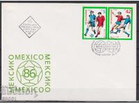 Plic prima zi Sport Fotbal Mexic 1986 din Bulgaria 1985