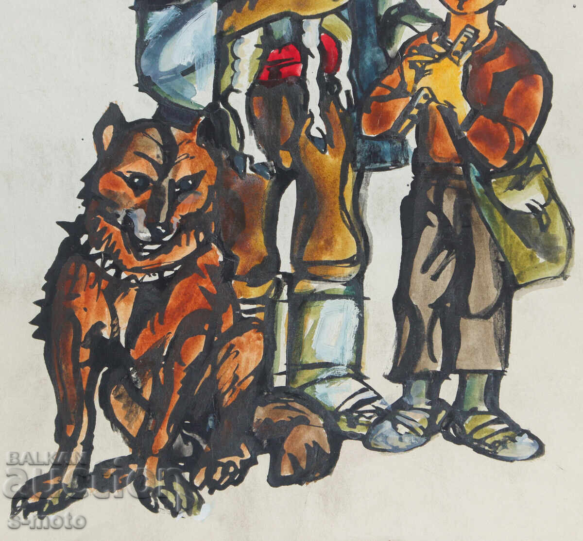 Petar Rashkov acuarelă ilustrație - 5