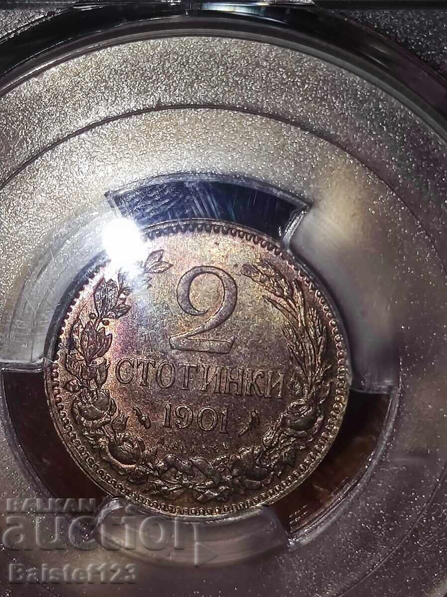 2 St 1901 MS63BN - 5