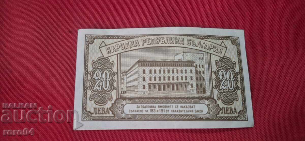 20 LEVA 1950 - 6