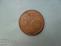 5 euro cenți 2013 Italia