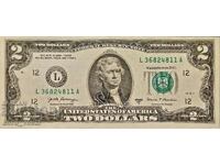 USA - 2 DollarsP#545. Series 2017 A - L (San Francisco) "FW"