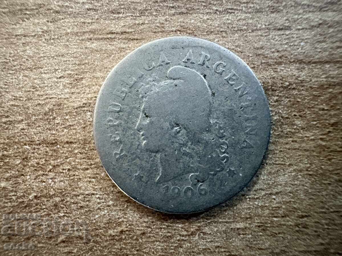 Аржентина - 10 сентавос (1906) с цена € 1.50 | 2.93 лв.