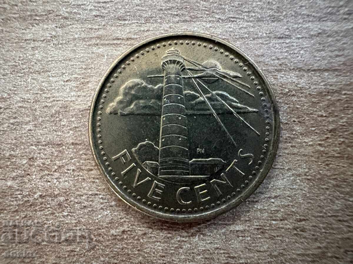 Barbados - 5 cenți (2022)