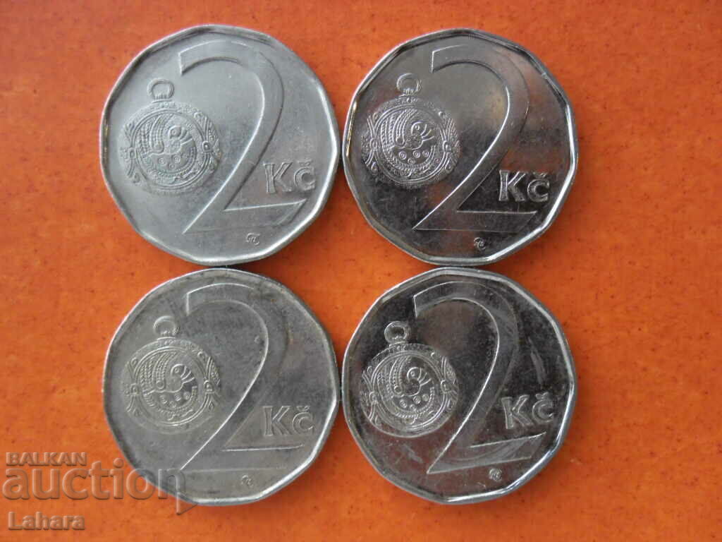 2 kroner 2001, 2008, 2009 and 2010 Czech Republic with price € 0.01 | 0.02 BGN 2 kroner 2001, 2008, 2009 and 2010 Czech Republic with price € 0.01 | 0.02 BGN