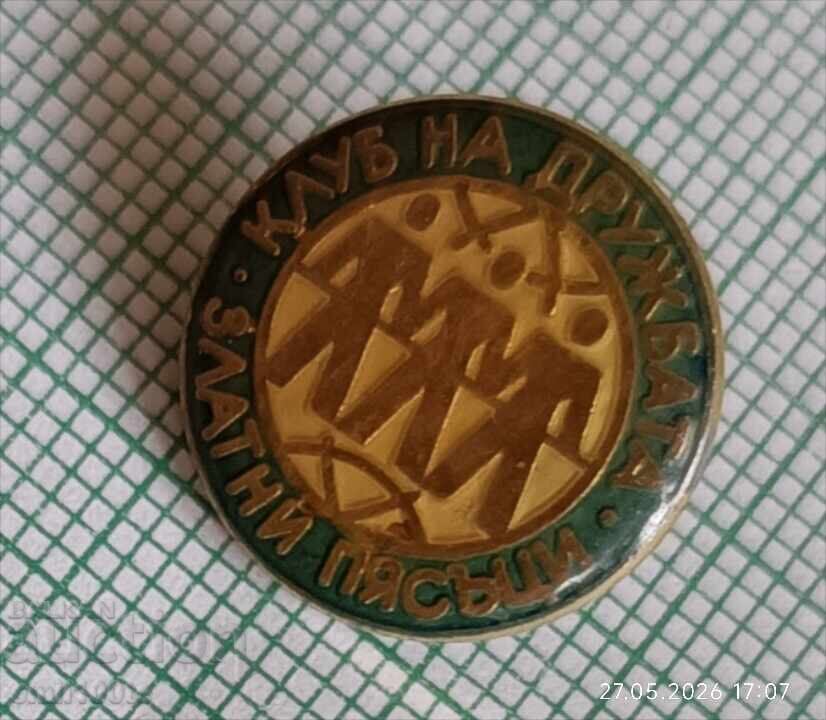 Insigna - Clubul de prietenie Nisipurile de Aur cu preț € 1.00 | 1.96 BGN