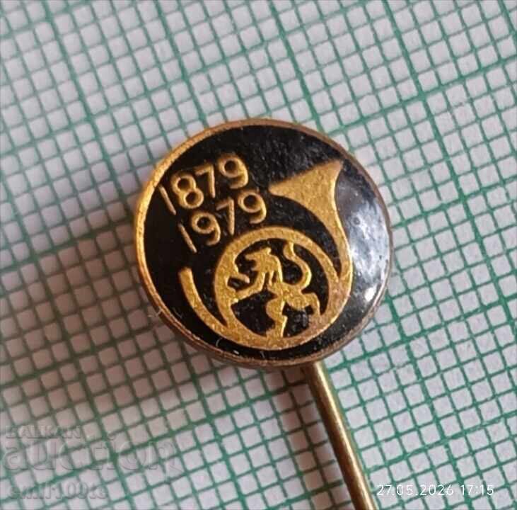 Insigna - 100 de ani de posturi bulgare 1879 1979 cu preț € 0.50 | 0.98 BGN