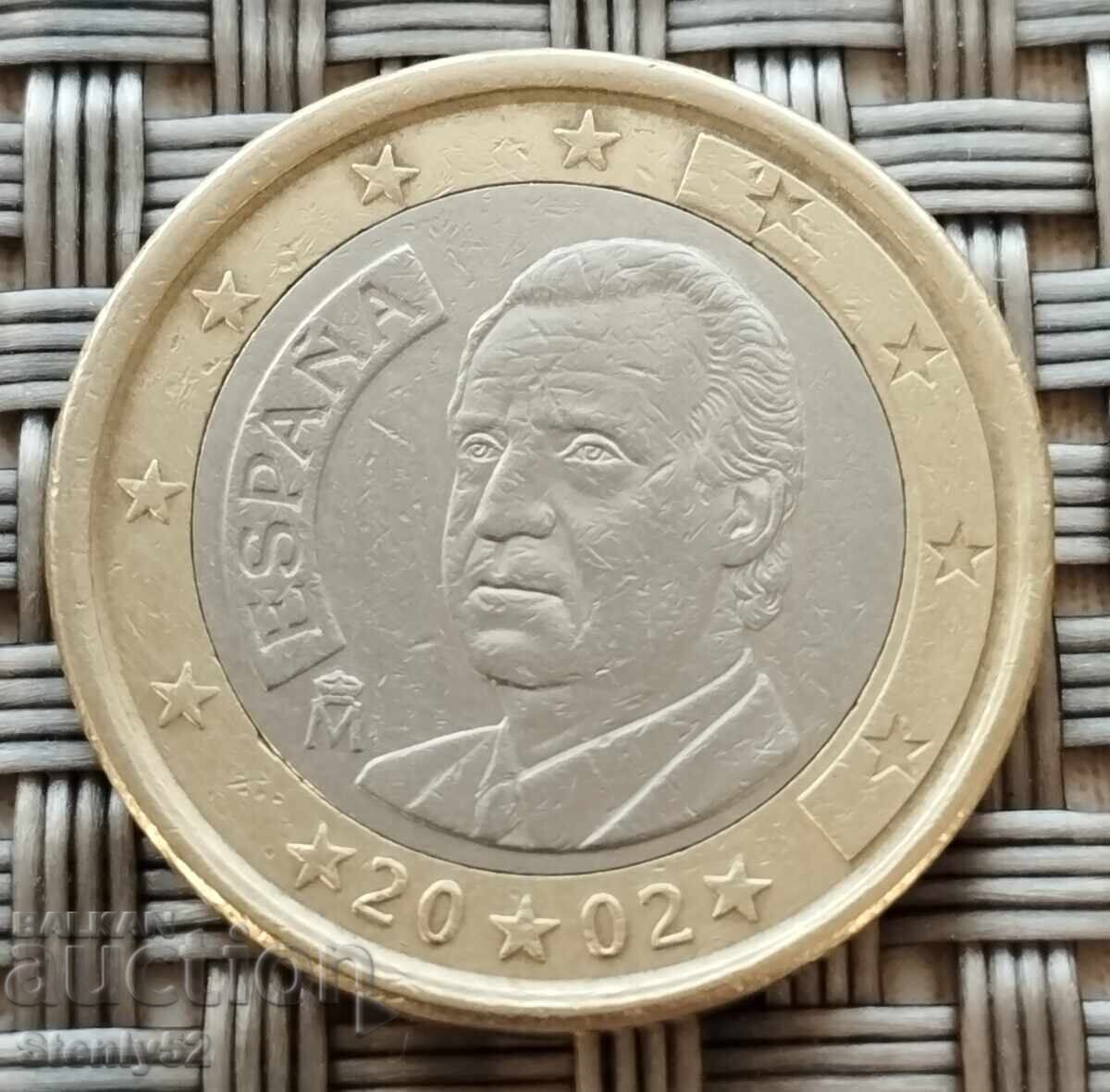1 евро Испания 2002 год 1 евро Испания 2002 год