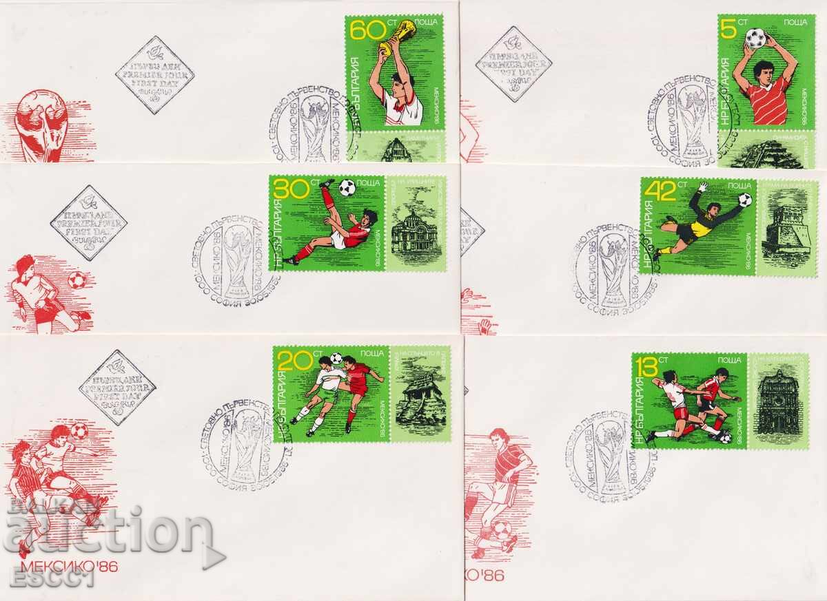 Plicuri prima zi Sport Fotbal Mexic 1986 din Bulgaria