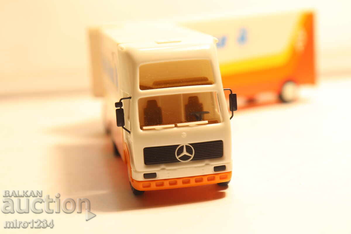 Аукцион HERPA   H0  1/87  MERCEDES  КАМИОН  КОЛИЧКА  ИГРАЧКА   МОДЕЛ