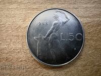 Italia - 50 lire (1988)
