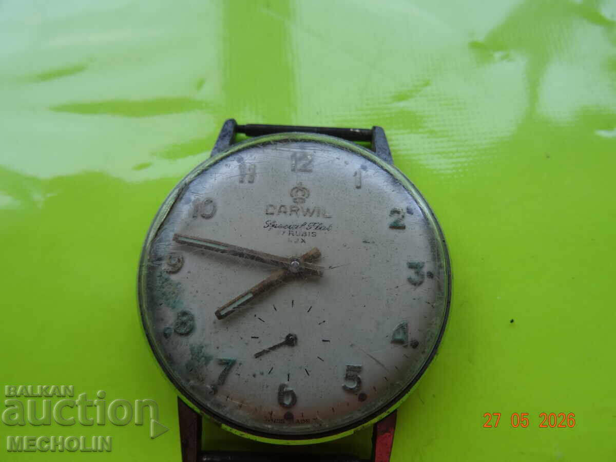 COLLECTIBLE MECHANICAL WATCH DARWIL 7018 with price € 12.00 | 23.47 BGN COLLECTIBLE MECHANICAL WATCH DARWIL 7018 with price € 12.00 | 23.47 BGN