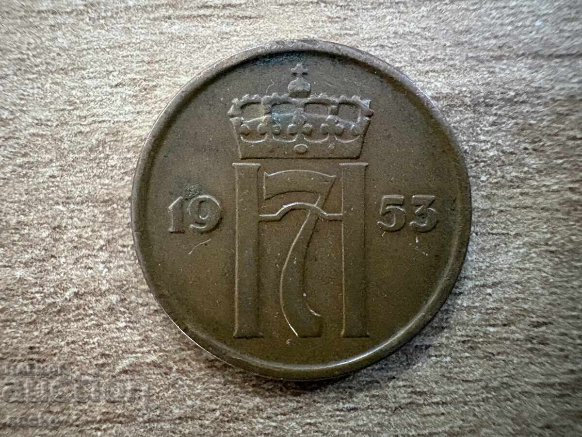 Норвегия - 2 йоре (1953) с цена € 0.25 | 0.49 лв.