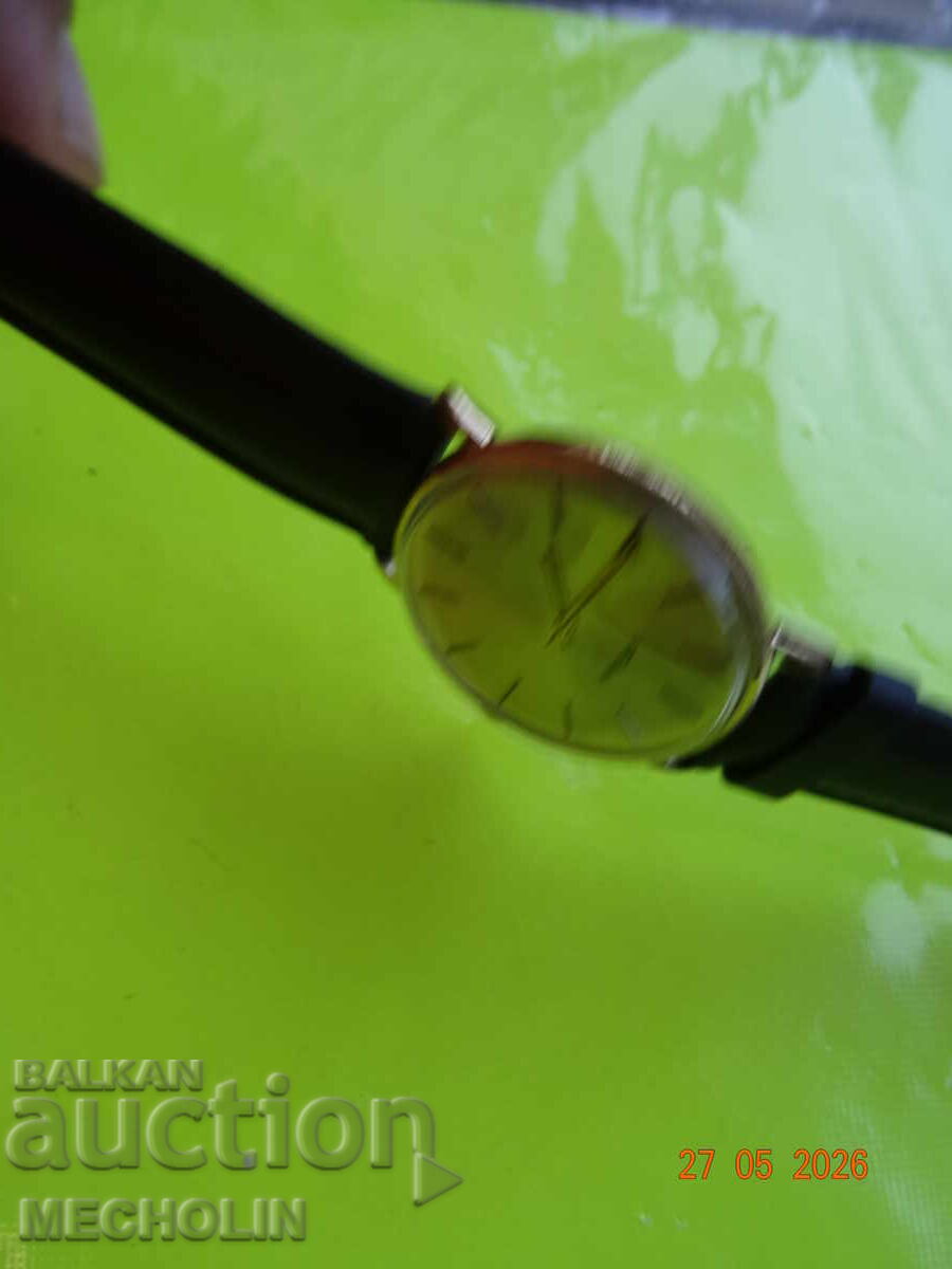 COLLECTIBLE BERGANA GOLD-PLATED WATCH - 5