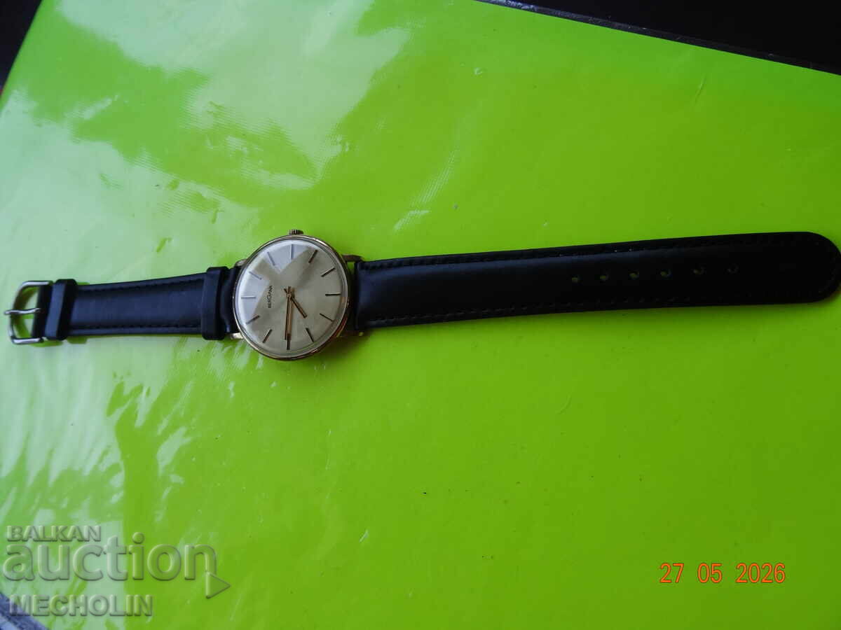 COLLECTIBLE BERGANA GOLD-PLATED WATCH - 6