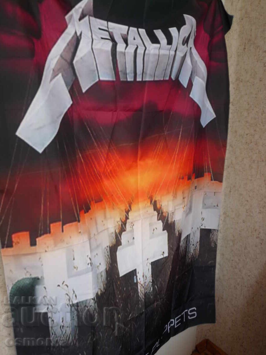 Steag Metallica Master of Puppets Heavy metal thrash metal obl cu preț € 13.00 | 25.43 BGN