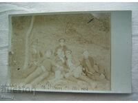 Old photograph 1917 - outing in Uzana, Gabrovo