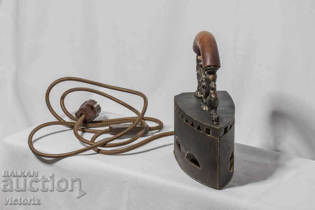 Antique iron - lamp - 5