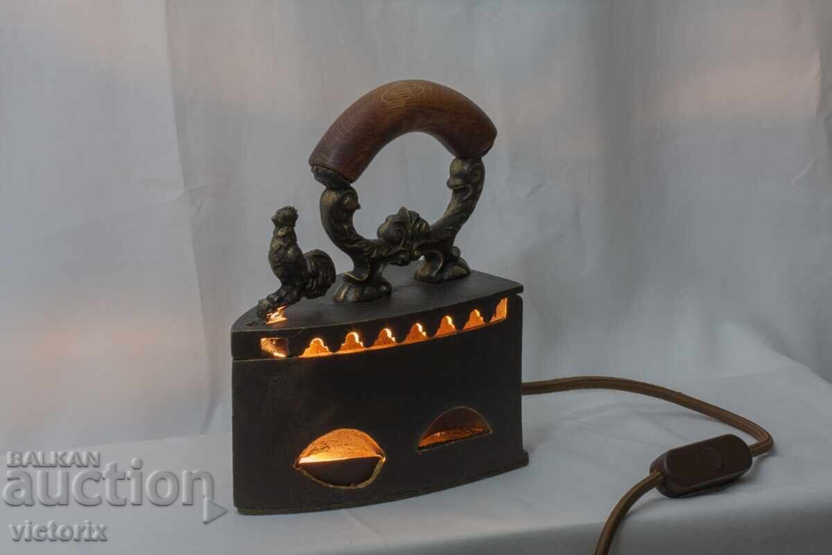 Antique iron - lamp - 7