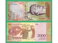 (¯`'•.¸ VENEZUELA 2000 bolivari 2016 UNC ¸.•'´¯)