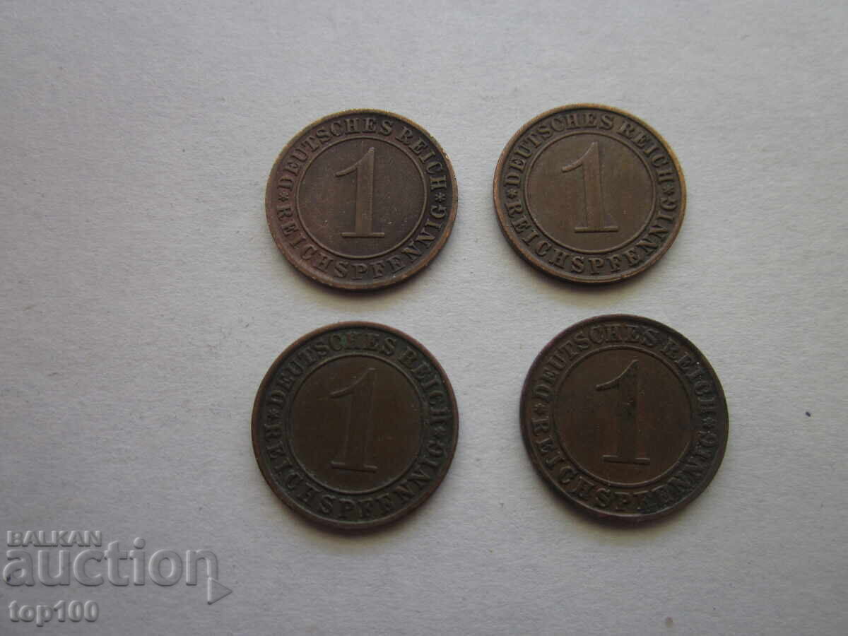 LOT PFENIGURI VECHI GERMANIA BZC !!! cu preț € 2.00 | 3.91 BGN