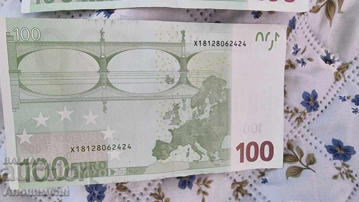 Παράδοση 100 εκατό ευρώ 2002 Παράδοση 100 εκατό ευρώ 2002