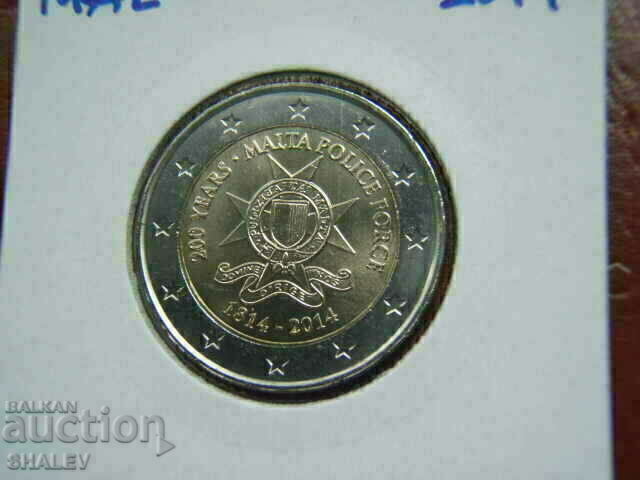 Livrarea 2 euro 2014 Malta „Poliție” (1) /Malta/ - Unc (2 euro)