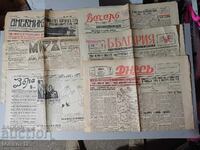 6 pcs. Newspapers 1937