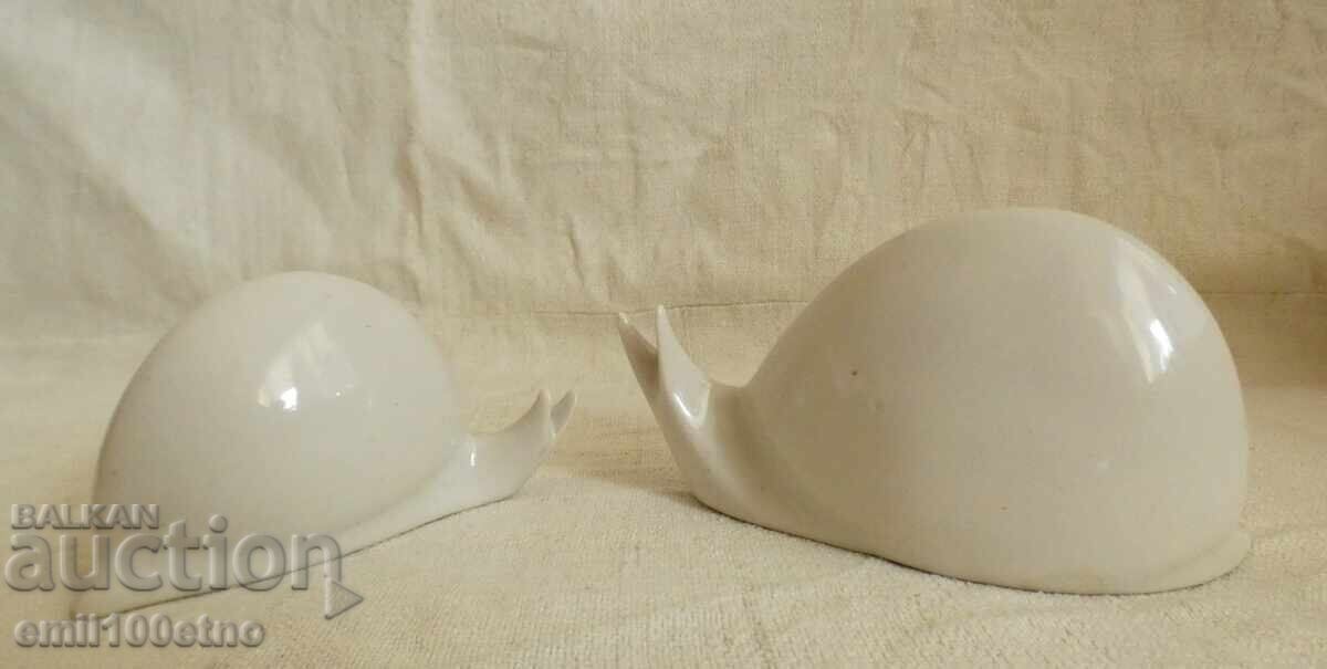 Two rare Snail figurines from the Vidin factory with price € 19.00 | 37.16 BGN