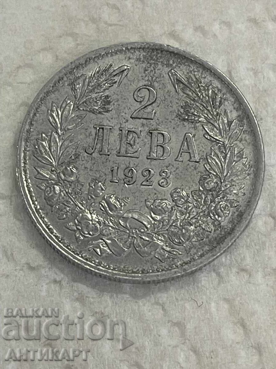 Bulgaria 2 leva 1923 aluminiu