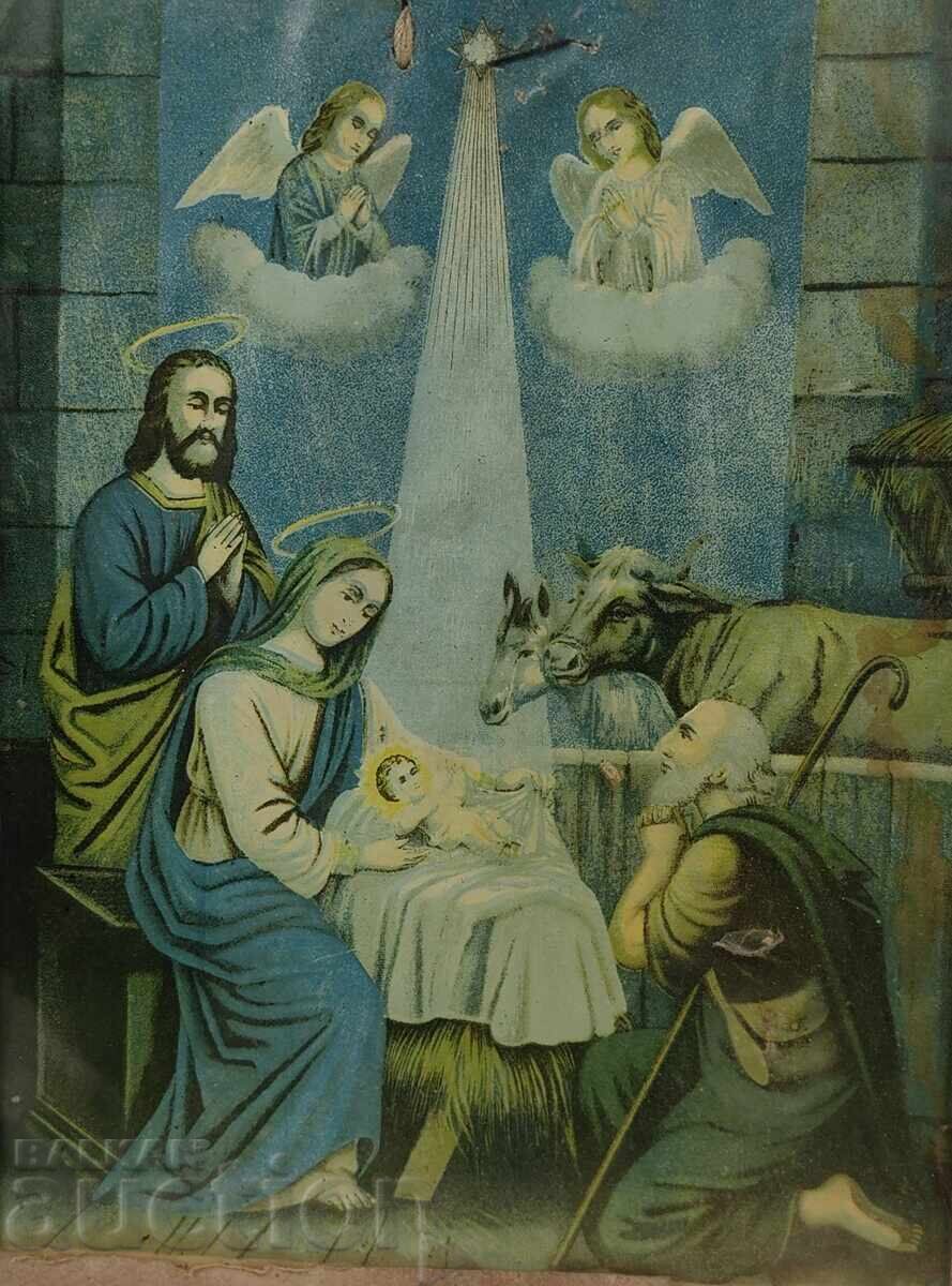 Delivery of LITHOGRAPH ICON NATIVITY OF CHRIST JESUS CHRIST